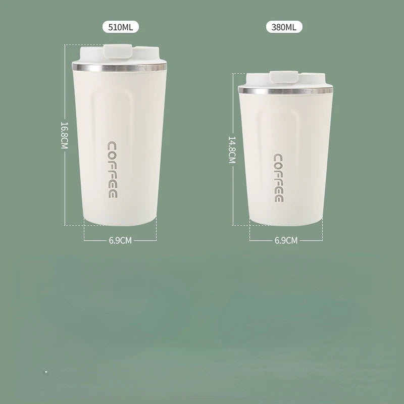 350ml/500ml Stainless Steel Insulated Travel Mug