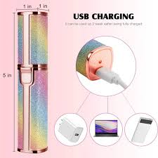 Glowsify 2-in-1 Rainbow Painless Face Hair Remover & Trimmer for Women (USB Rechargeable)