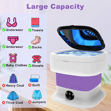 Portable Foldable Mini Washing Machine and Dryer