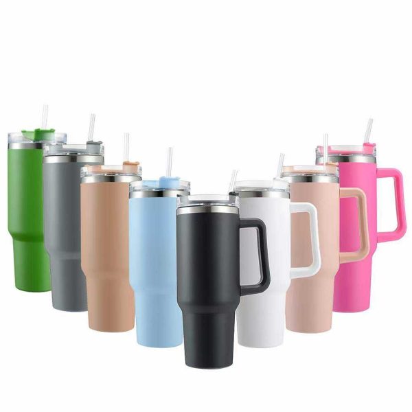 Stanley 40oz Stainless Steel Insulated Tumbler with Straw