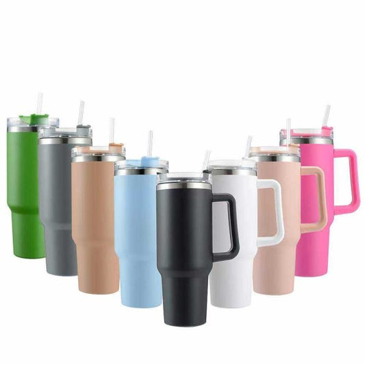 Stanley 40oz Stainless Steel Insulated Tumbler with Straw